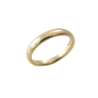 14K Gold Comfort fit Band 3.3 mm