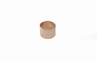 14k rose gold 11 mm wide classic band (878)