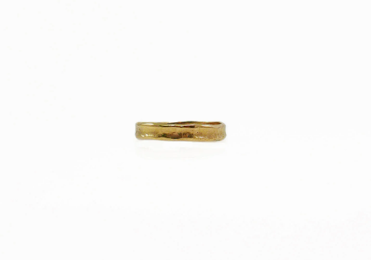 Yellow gold 14k Women men band 3.8mm (2229)