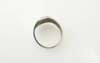 Sterling silver signet ring