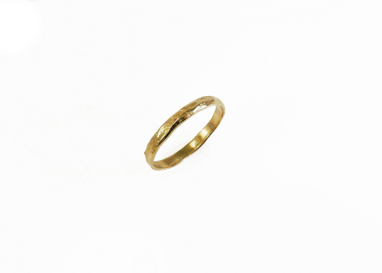 14k gold Natural design wedding ring