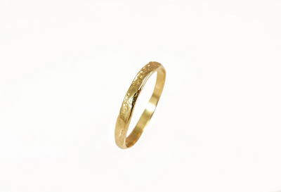 14k gold Natural design wedding ring