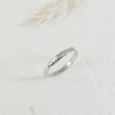 14k white gold  wedding ring