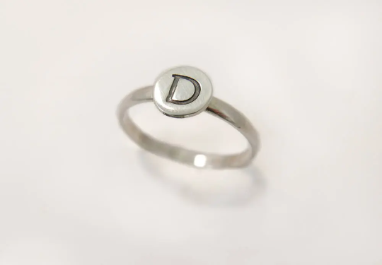 Personalized initial ring