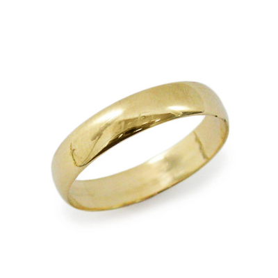 Classic gold 5mm wedding ring (663)