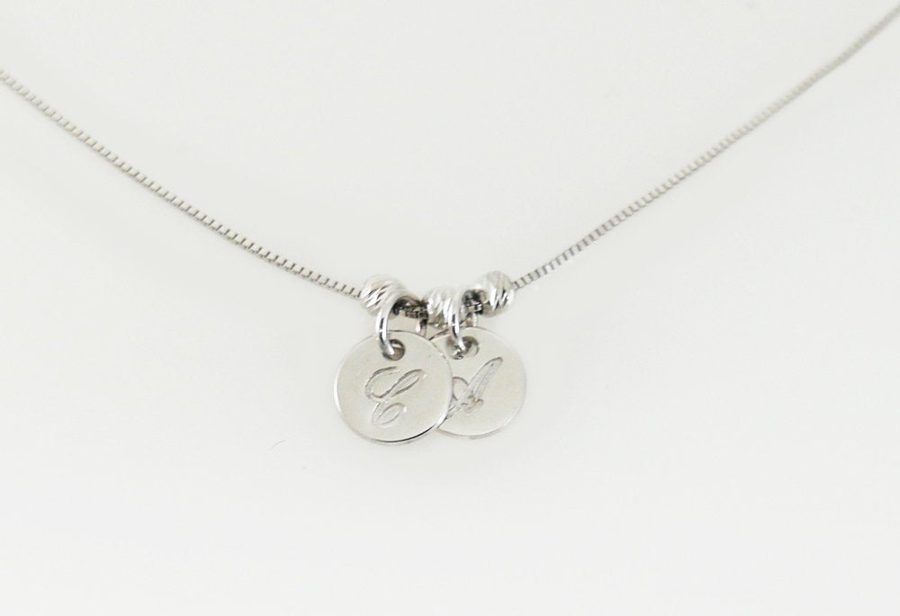 1-3 Letter charm necklace