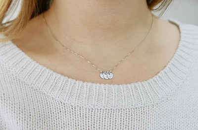 1-3 Letter charm necklace