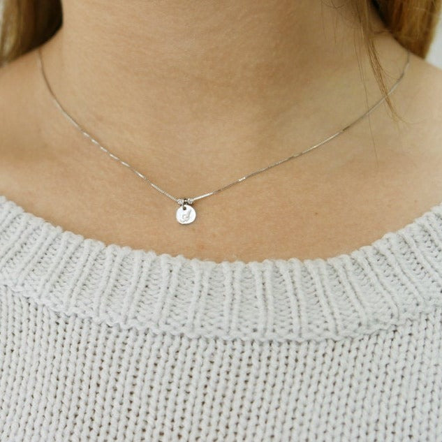 1-3 Letter charm necklace