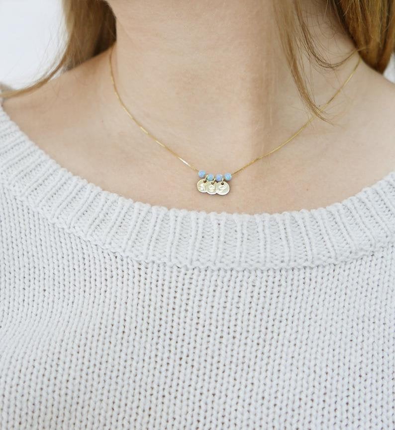 1-3 Letter charm necklace