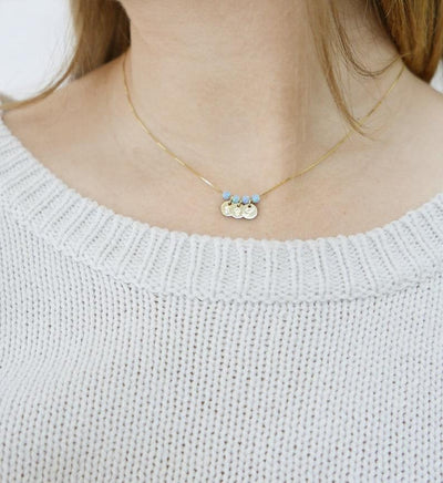 1-3 Letter charm necklace
