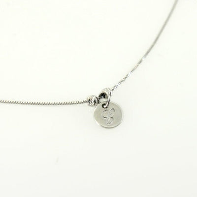 1-3 Letter charm necklace
