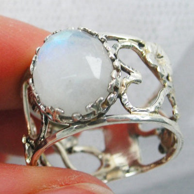 Moonstone Silver ring