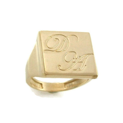 Gold Square initial ring